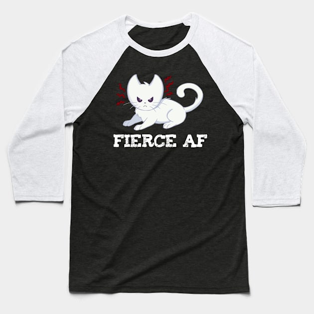 Fierce AF Baseball T-Shirt by Kris Salty